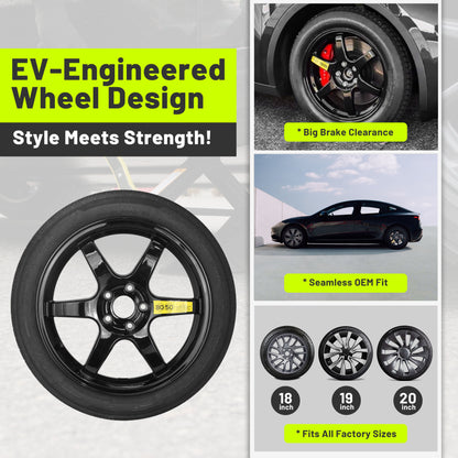 Tesla Model 3 Space Saver Spare Tyre Kit 2017-2025