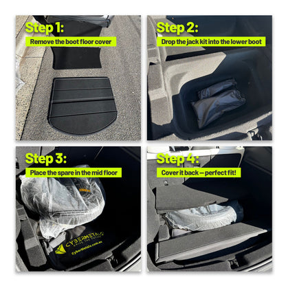 Tesla Model Y Space Saver Spare Tyre Kit 2020-2025
